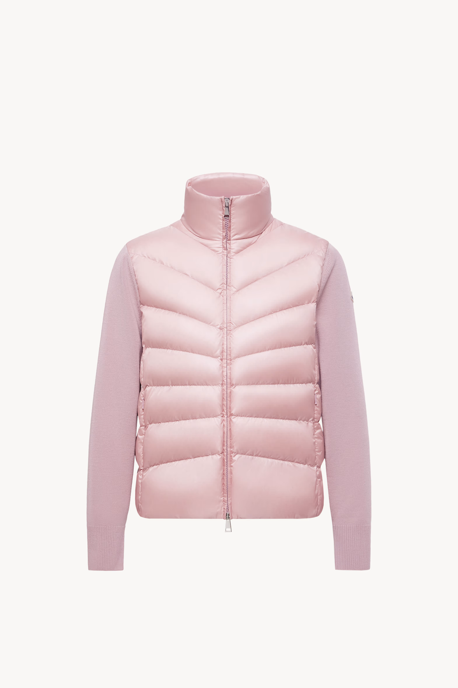 Padded Wool Cardigan Women Pink Moncler 2